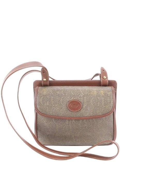 Gucci Handbags - Gucci Vintage 007 23 Leather Shoulder Bag Crossbody